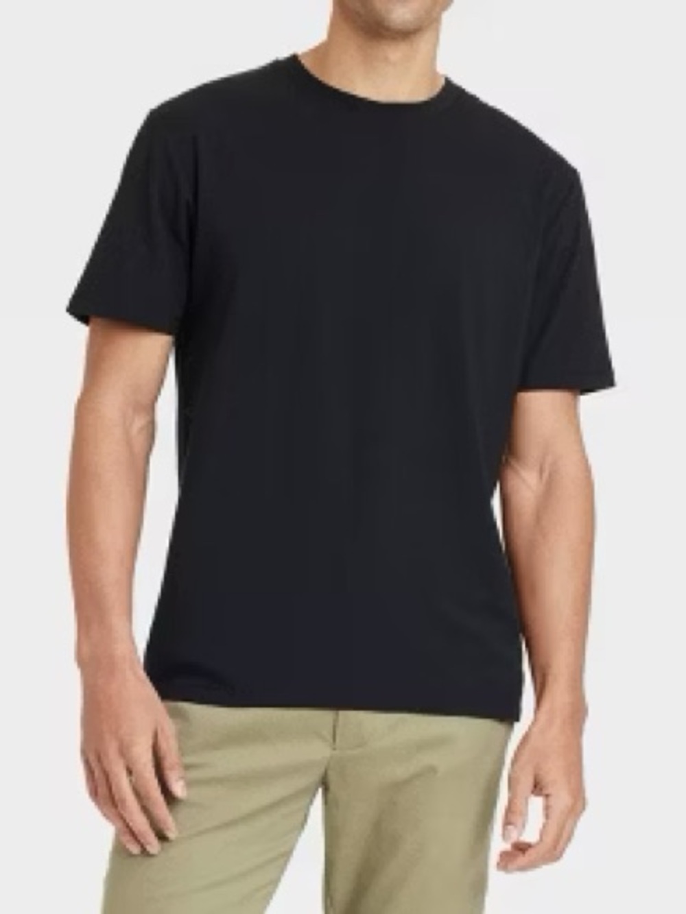 Goodfellow & Co Black Short Sleeve Crewneck Tee size large grunge emo skater
